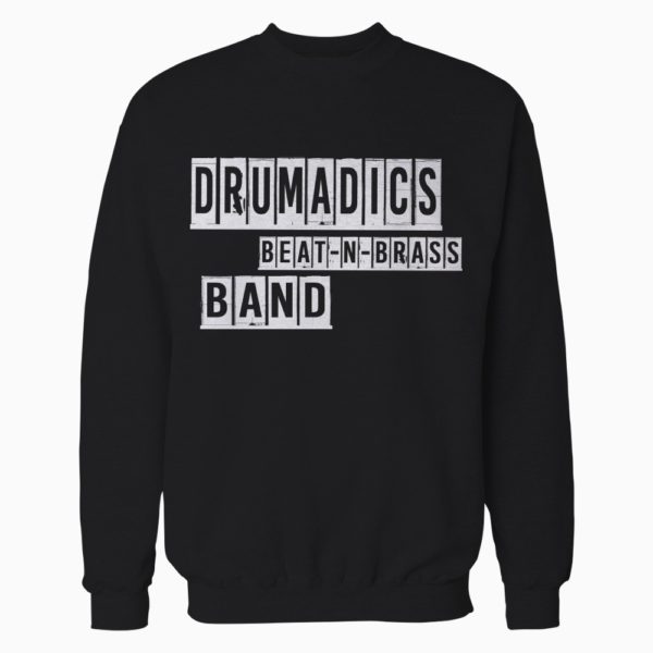 Worded Sweatshirt - Black White