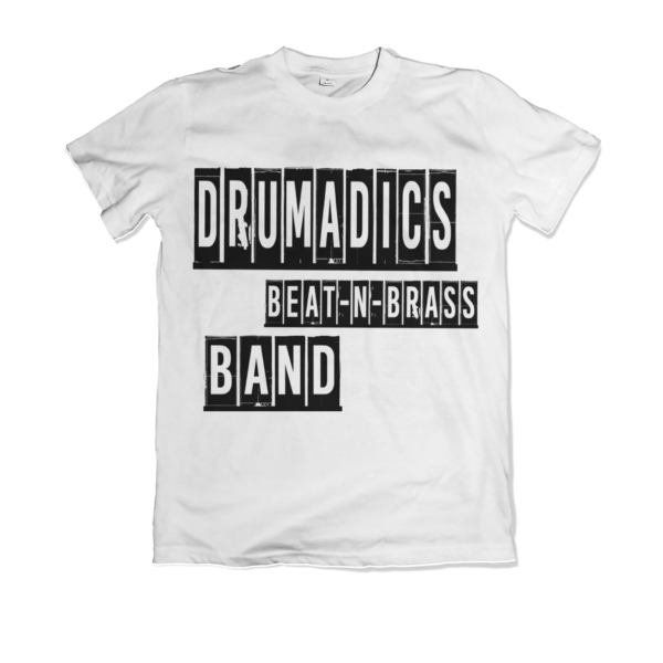 Worded T-Shirt - White Black